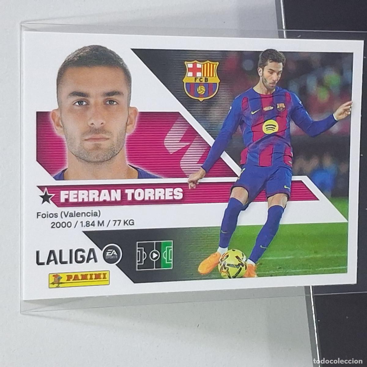 Cromos de f&uacute;tbol: D10 18 FERRAN TORRES BARCELONA BAR&Ccedil;A PANINI LIGA ESTE 26 27 2026 2027 STICKER