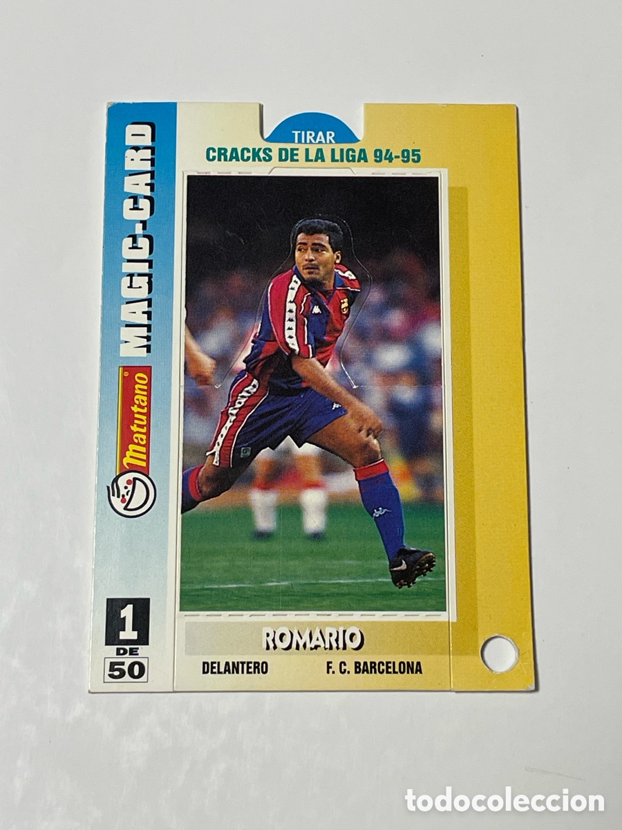 Cromos de f&uacute;tbol: Romario F. C. Barcelona Magic Card Matutano 94/95 #1