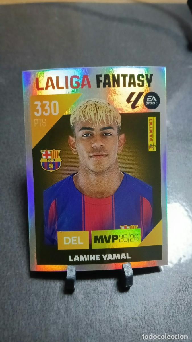 Cromos de f&uacute;tbol: Lamine Yamal Laliga Fantasy 5 Barcelona Ediciones Liga este 26 27 2026 2027