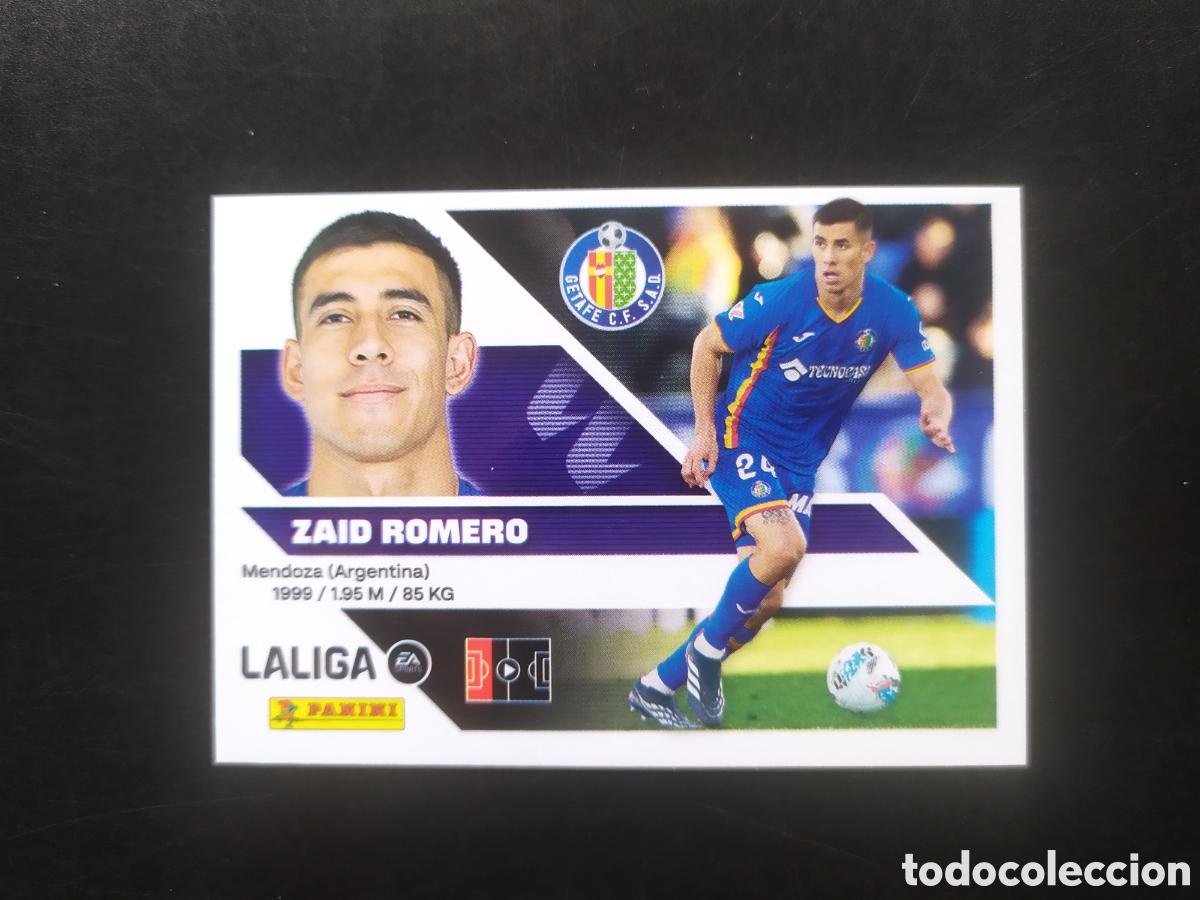 Cromos de f&uacute;tbol: Liga este 2026 2027 26 27 panini Zaid Romero n&deg; 9 Getafe