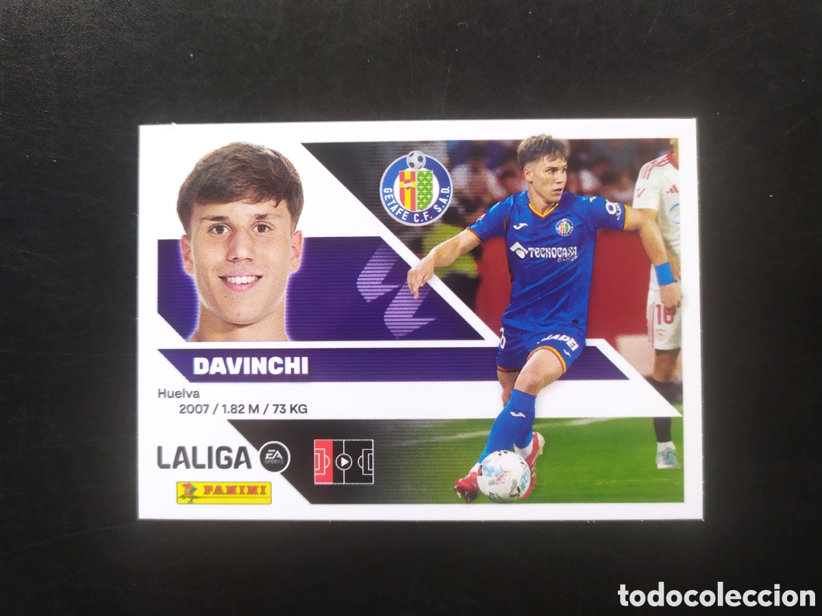 Cromos de f&uacute;tbol: Liga este 2026 2027 26 27 panini Davinchi n&deg; 10 Getafe