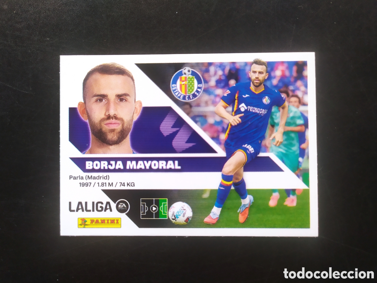 Cromos de f&uacute;tbol: Liga este 2026 2027 26 27 panini Borja Mayoral n&deg; 18 Getafe