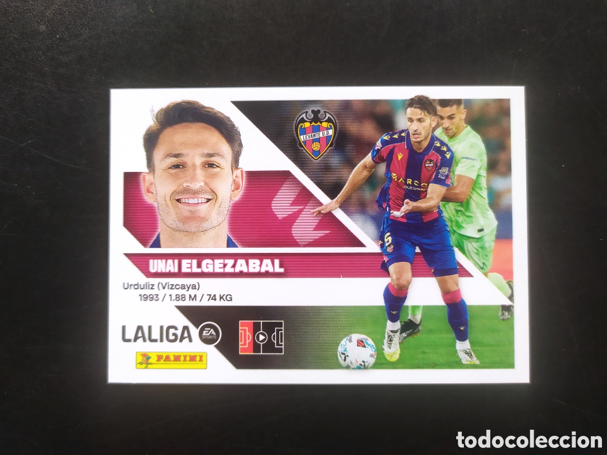 Cromos de f&uacute;tbol: Liga este 2026 2027 26 27 panini Elgezabal n&deg; 6 Levante