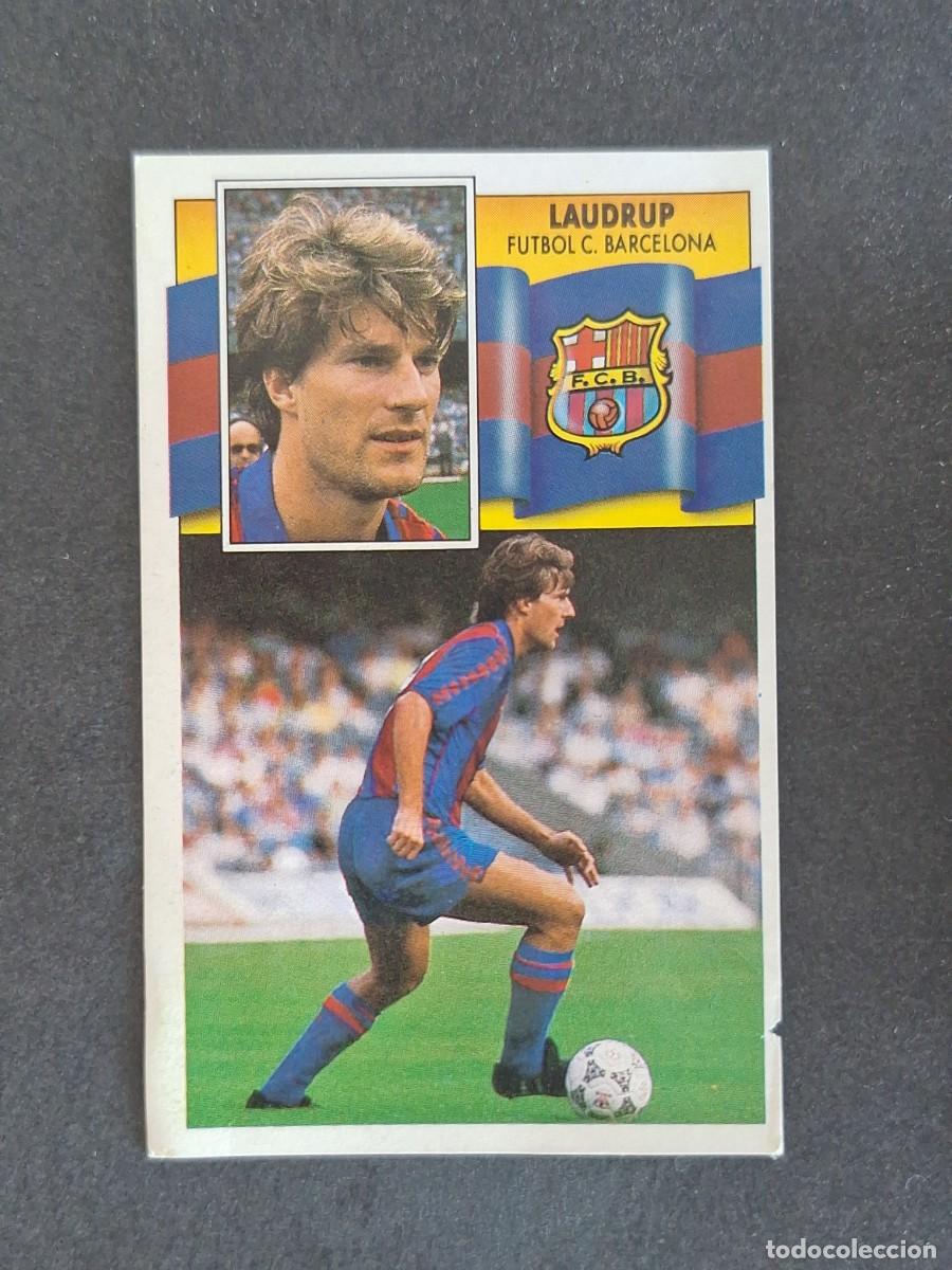 Cromos de f&uacute;tbol: L3 LAUDRUP F. C. BARCELONA LIGA ESTE 1990 1991 90 91 DESPEGADO RECUPERADO
