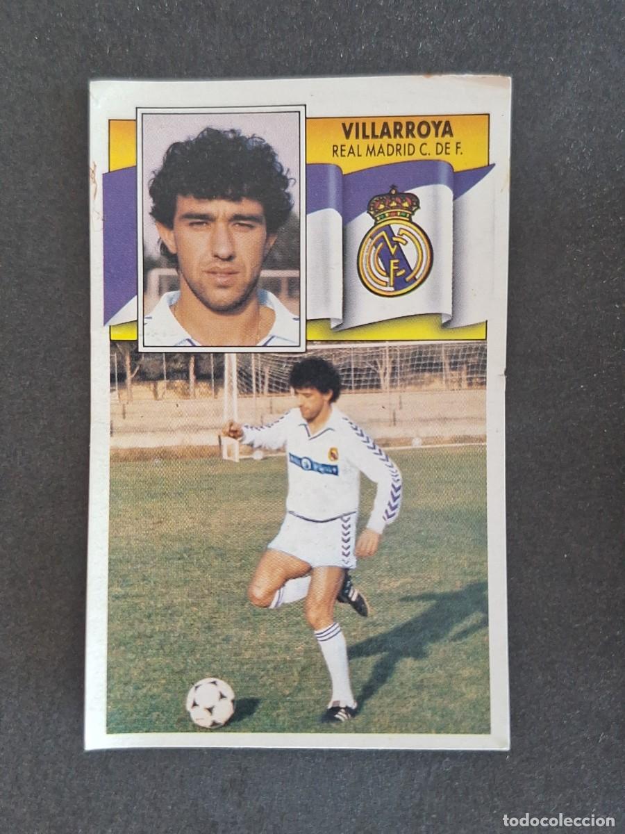 Cromos de f&uacute;tbol: L3 VILLARROYA REAL MADRID FICHAJE 5 LIGA ESTE 1990 1991 90 91 DESPEGADO RECUPERADO