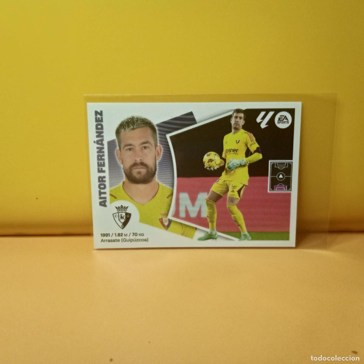 Cromos de f&uacute;tbol: EDICIONES ESTE 2024 2025 24 25 C AT OSASUNA AITOR FERN&Aacute;NDEZ 4