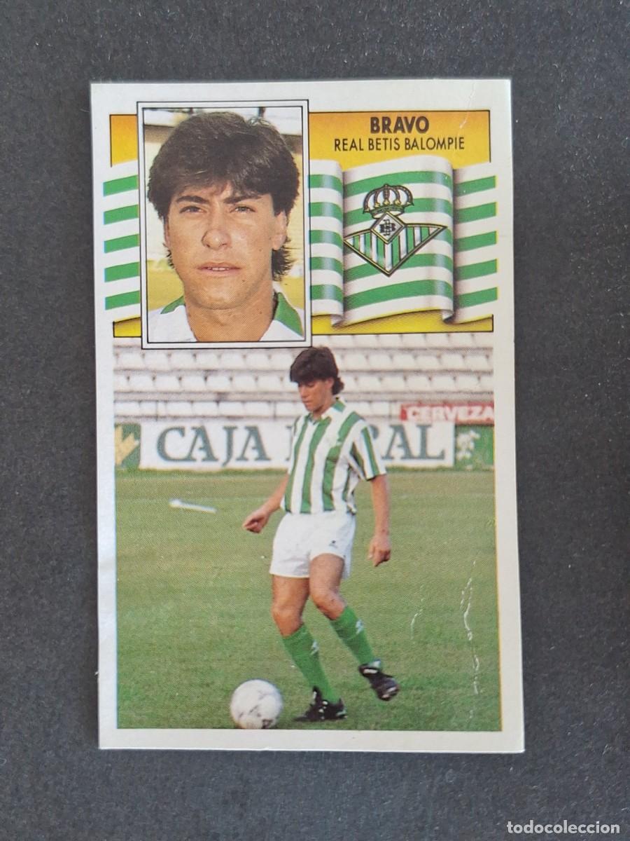 Cromos de f&uacute;tbol: L3 BRAVO REAL BETIS BALOMPIE FICHAJE 28 LIGA ESTE 1990 1991 90 91 DESPEGADO RECUPERADO
