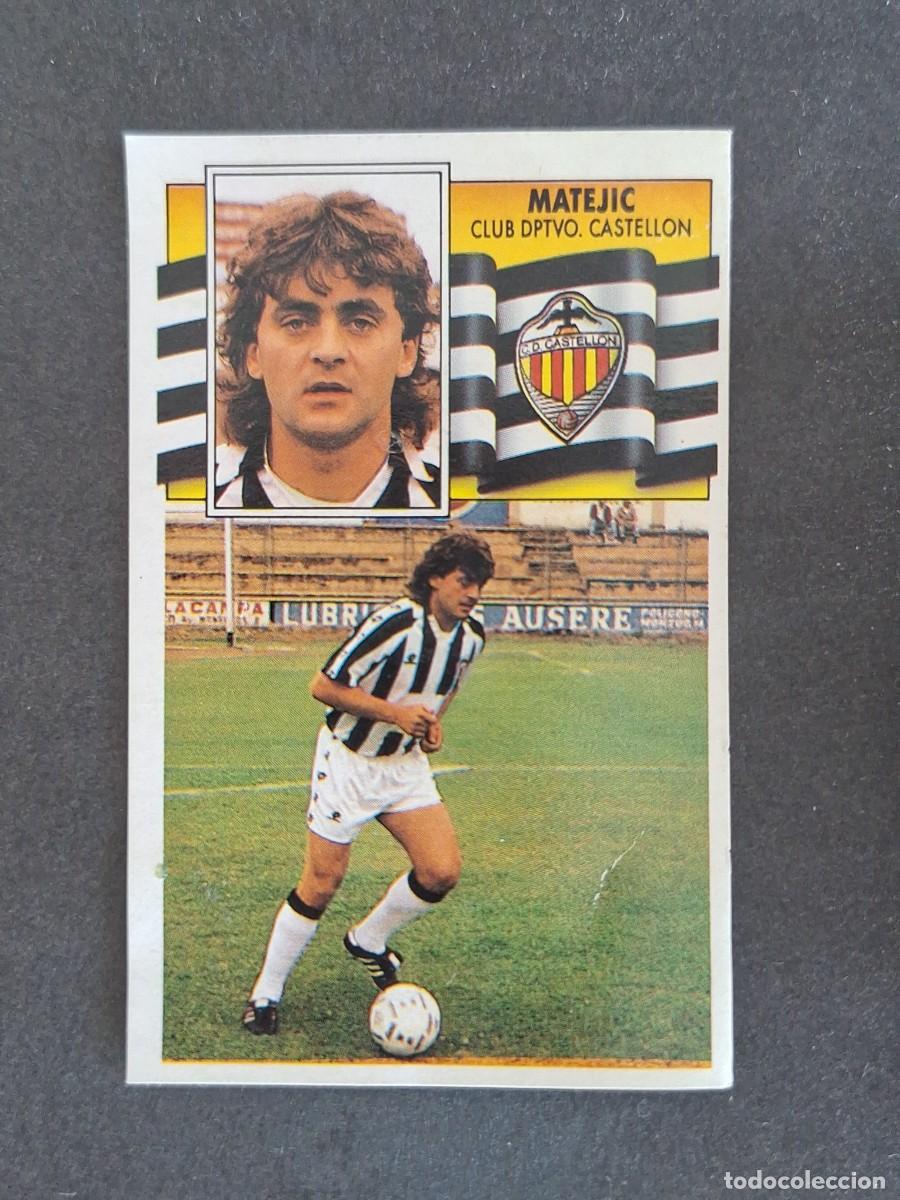 Cromos de f&uacute;tbol: L3 MATEJIC C. D. CASTELLON FICHAJE 32 LIGA ESTE 1990 1991 90 91 DESPEGADO RECUPERADO