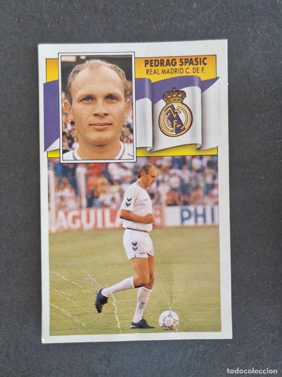 Cromos de f&uacute;tbol: L3 PEDRAG SPASIC REAL MADRID FICHAJE 33 LIGA ESTE 1990 1991 90 91 DESPEGADO RECUPERADO