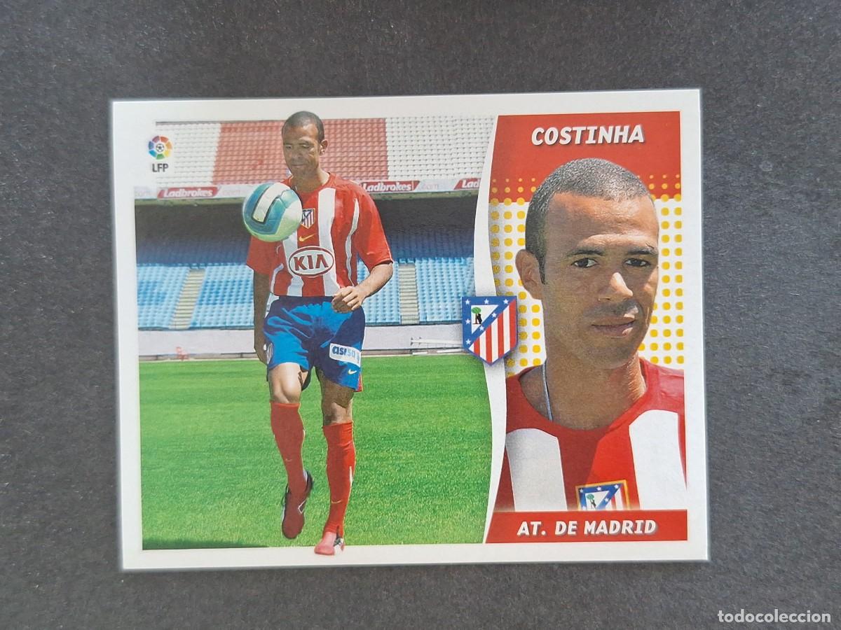 Football Stickers: L7 COSTINHA ATLETICO DE MADRID LIGA ESTE 2006 2007 06 07 NUNCA PEGADO SIN PEGAR