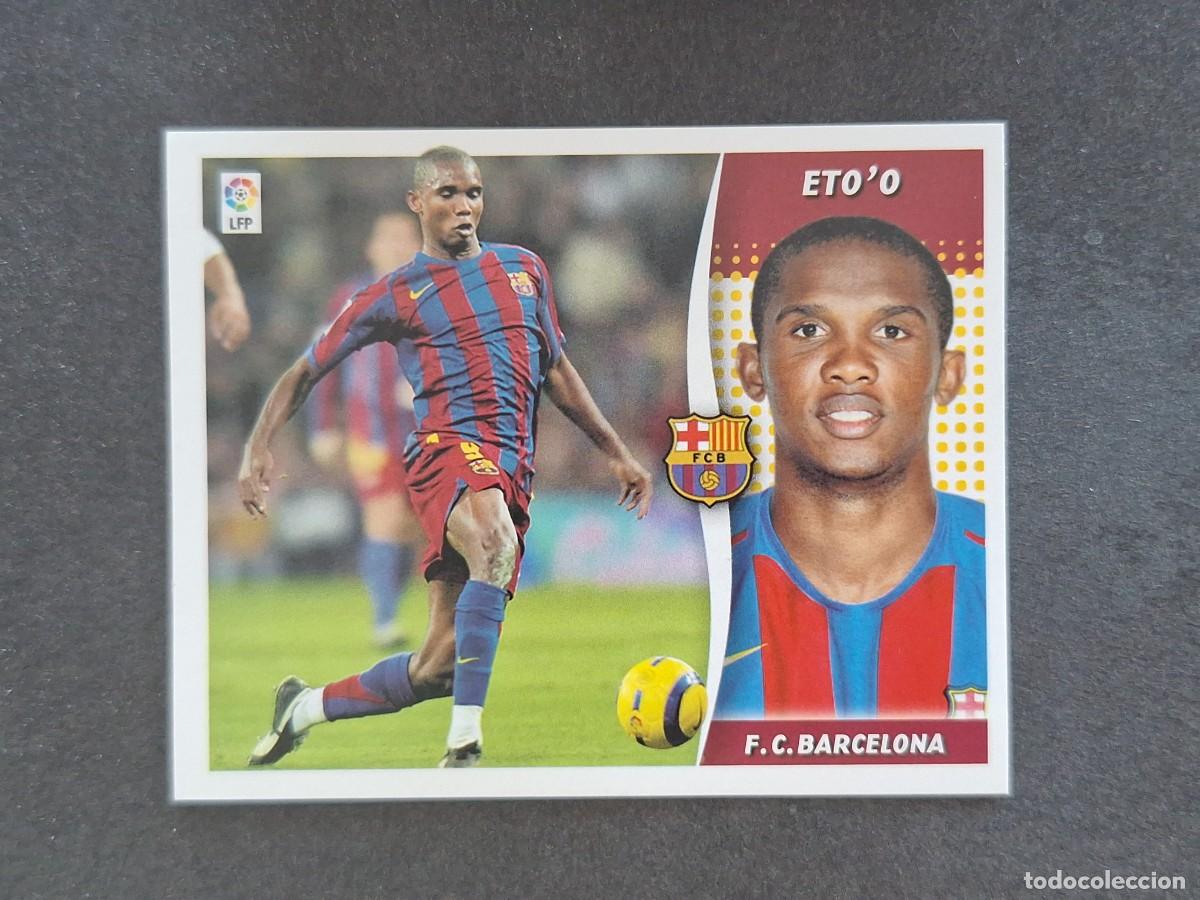 Football Stickers: L7 ETO'O F. C. BARCELONA LIGA ESTE 2006 2007 06 07 NUNCA PEGADO SIN PEGAR