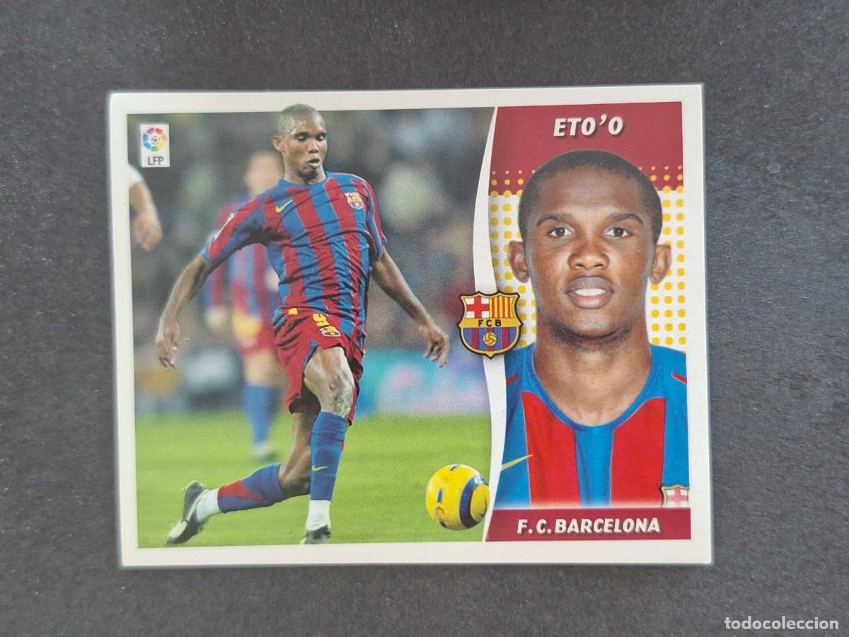 Football Stickers: L7 ETO'O F. C. BARCELONA LIGA ESTE 2006 2007 06 07 NUNCA PEGADO SIN PEGAR