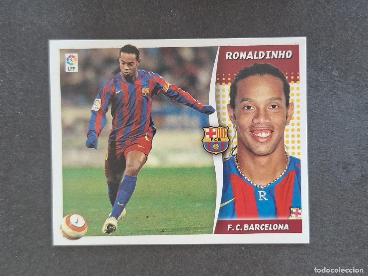 Football Stickers: L7 RONALDINHO F. C. BARCELONA LIGA ESTE 2006 2007 06 07 NUNCA PEGADO SIN PEGAR