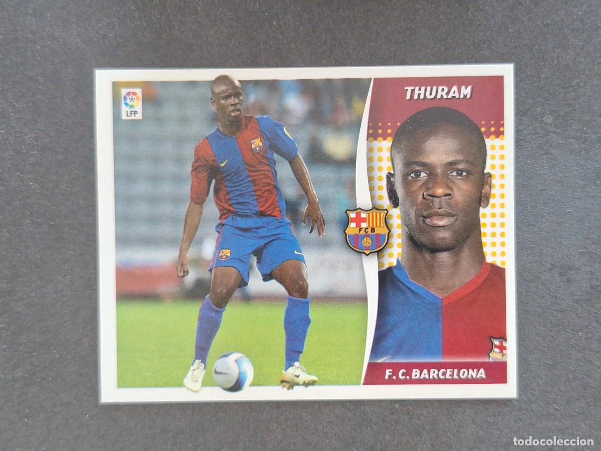 Football Stickers: L7 THURAM F. C. BARCELONA VERSION LIGA ESTE 2006 2007 06 07 NUNCA PEGADO SIN PEGAR