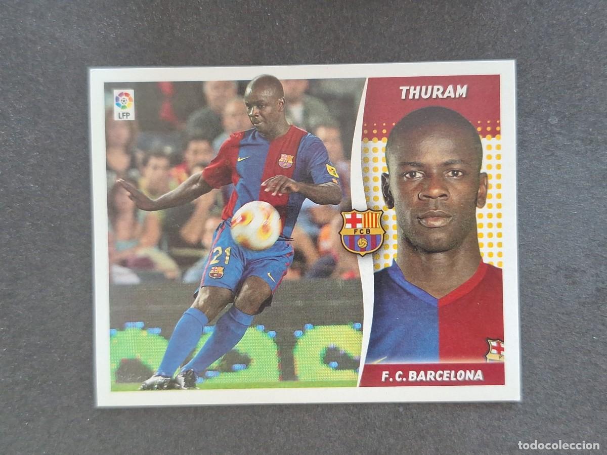 Football Stickers: L7 THURAM F. C. BARCELONA VERSION LIGA ESTE 2006 2007 06 07 NUNCA PEGADO SIN PEGAR