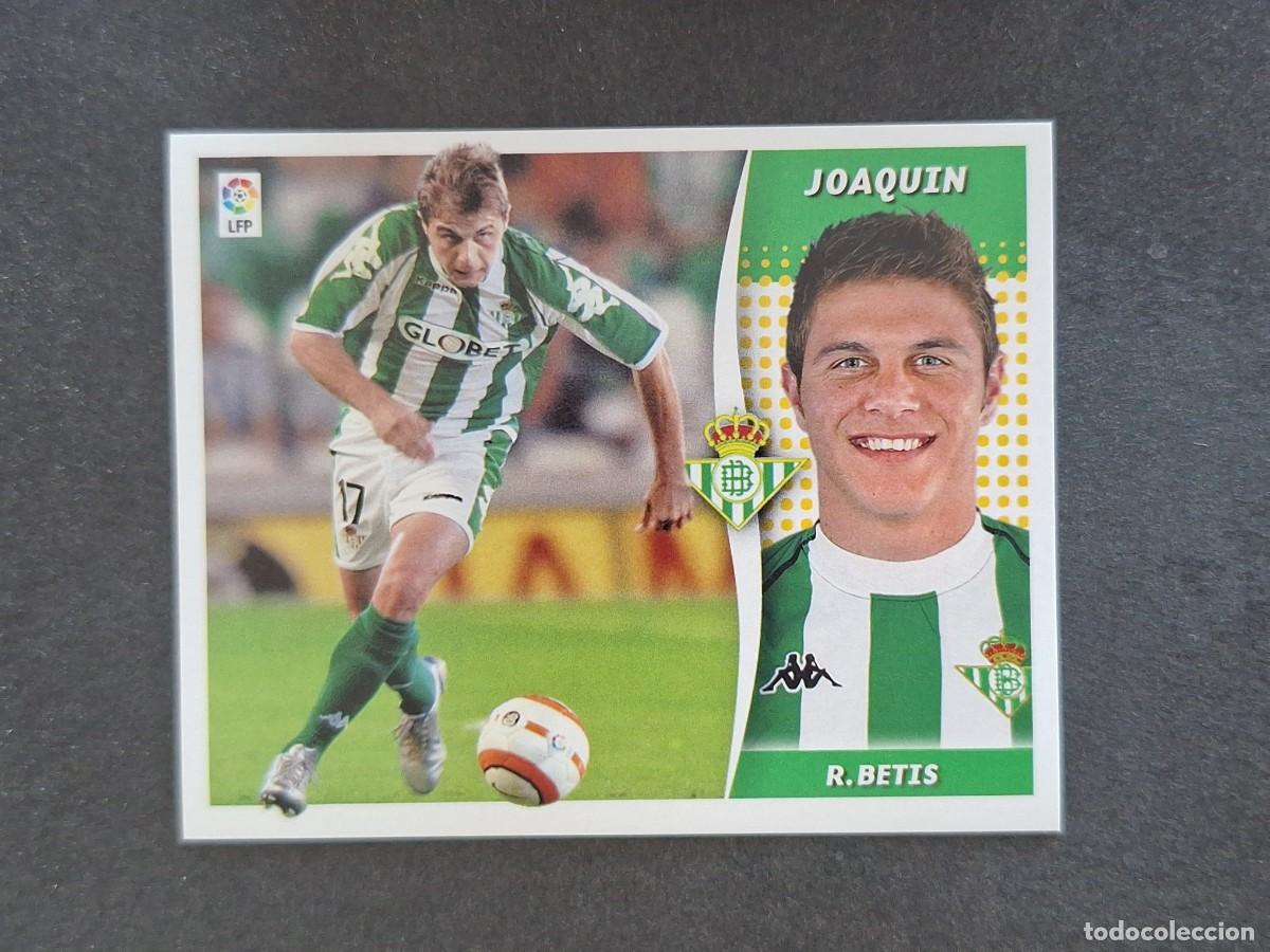 Football Stickers: L7 JOAQUIN REAL BETIS BALOMPIE LIGA ESTE 2006 2007 06 07 NUNCA PEGADO SIN PEGAR