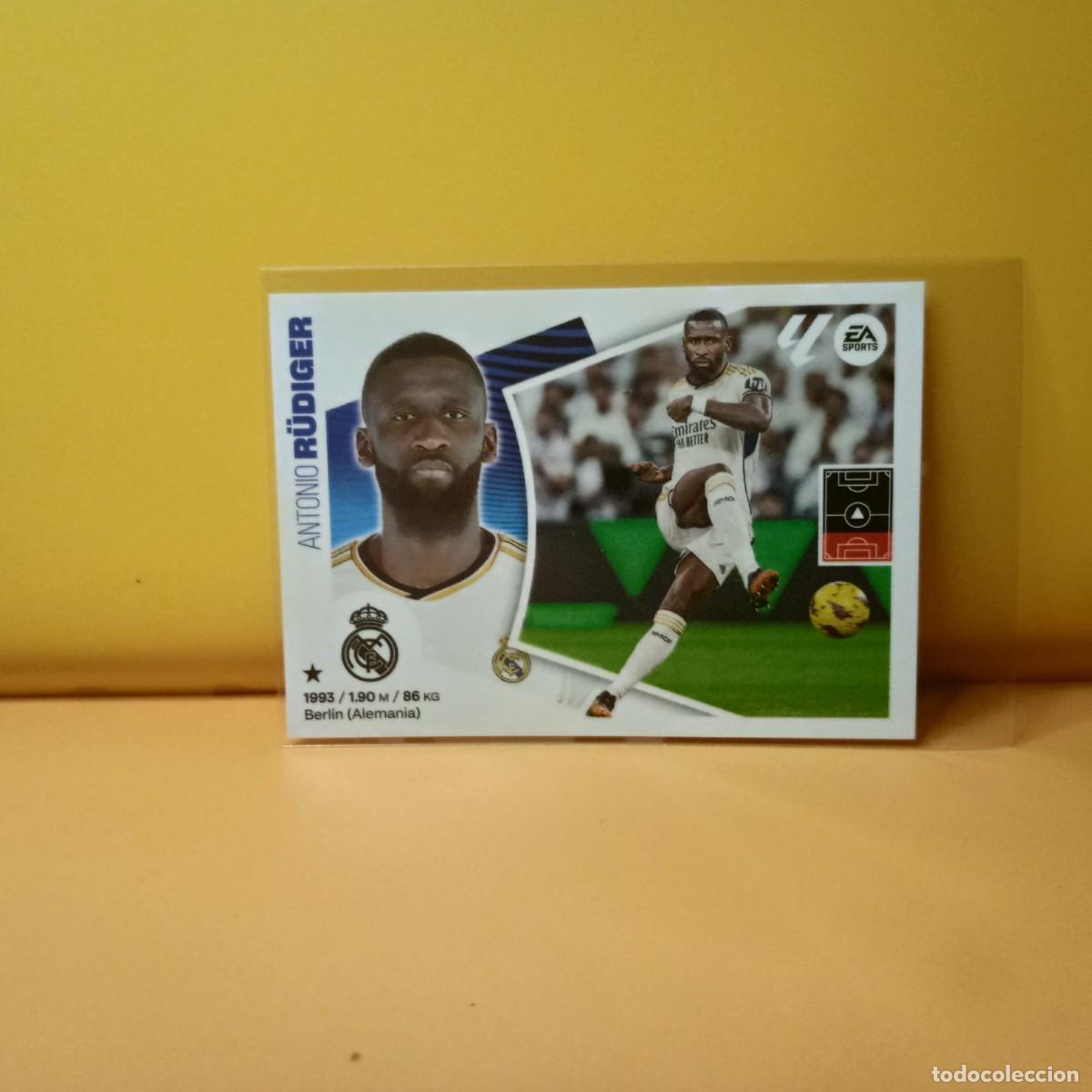 Football Stickers: EDICIONES ESTE 2024 2025 24 25 REAL MADRID R&Uuml;DIGER 8