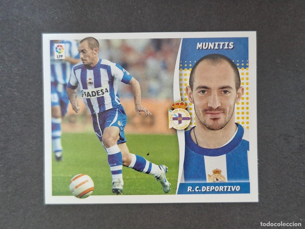 Football Stickers: L7 MUNITIS DEPORTIVO DE LA CORU&Ntilde;A LIGA ESTE 2006 2007 06 07 NUNCA PEGADO SIN PEGAR