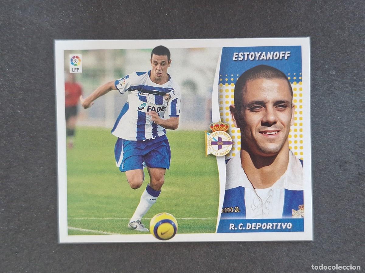 Cromos de f&uacute;tbol: L7 ESTOYANOFF DEPORTIVO DE LA CORU&Ntilde;A LIGA ESTE 2006 2007 06 07 NUNCA PEGADO SIN PEGAR