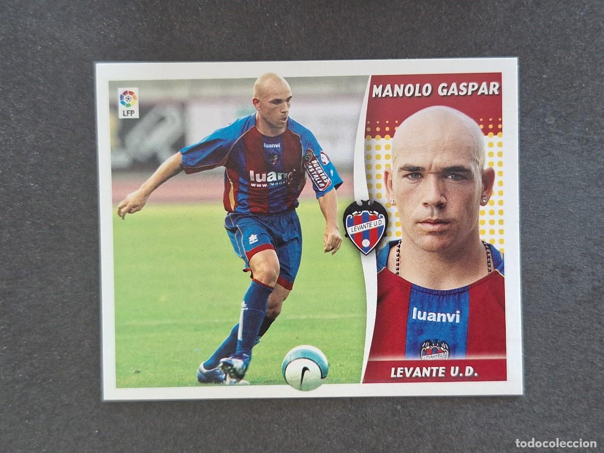 Cromos de f&uacute;tbol: L7 MANOLO GASPAR LEVANTE U. D. LIGA ESTE 2006 2007 06 07 NUNCA PEGADO SIN PEGAR