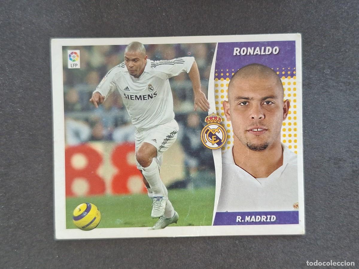 Cromos de f&uacute;tbol: L7 RONALDO REAL MADRID LIGA ESTE 2006 2007 06 07 NUNCA PEGADO SIN PEGAR