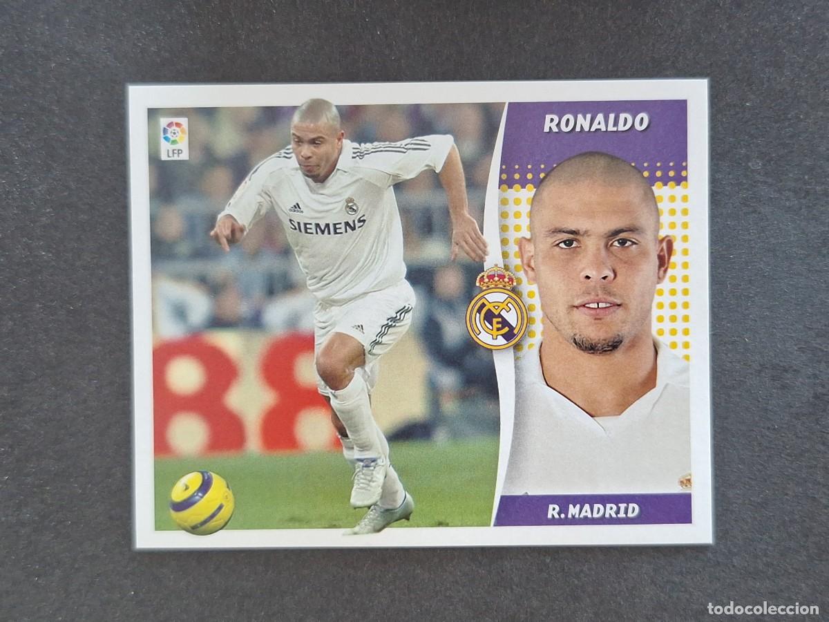 Cromos de f&uacute;tbol: L7 RONALDO REAL MADRID LIGA ESTE 2006 2007 06 07 NUNCA PEGADO SIN PEGAR