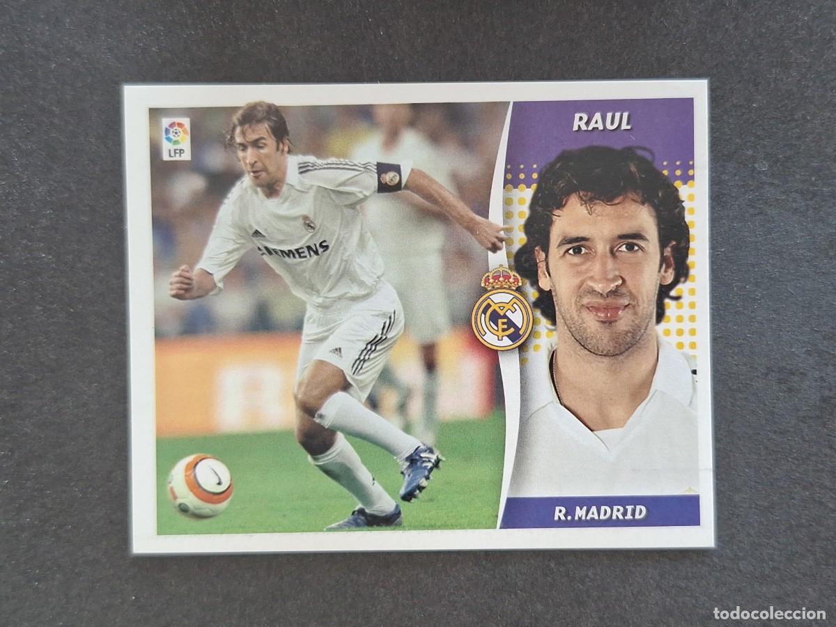 Cromos de f&uacute;tbol: L7 RAUL REAL MADRID LIGA ESTE 2006 2007 06 07 NUNCA PEGADO SIN PEGAR
