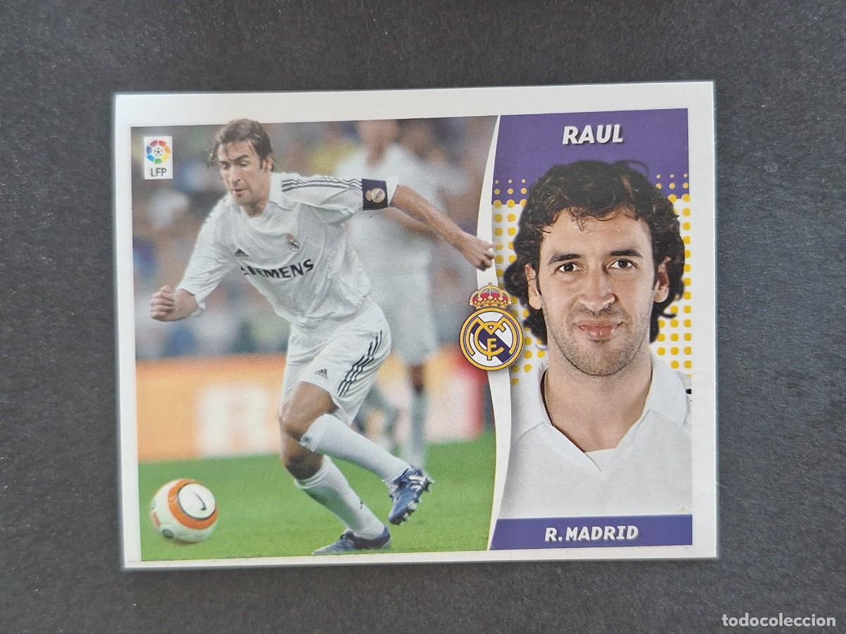 Cromos de f&uacute;tbol: L7 RAUL REAL MADRID LIGA ESTE 2006 2007 06 07 NUNCA PEGADO SIN PEGAR