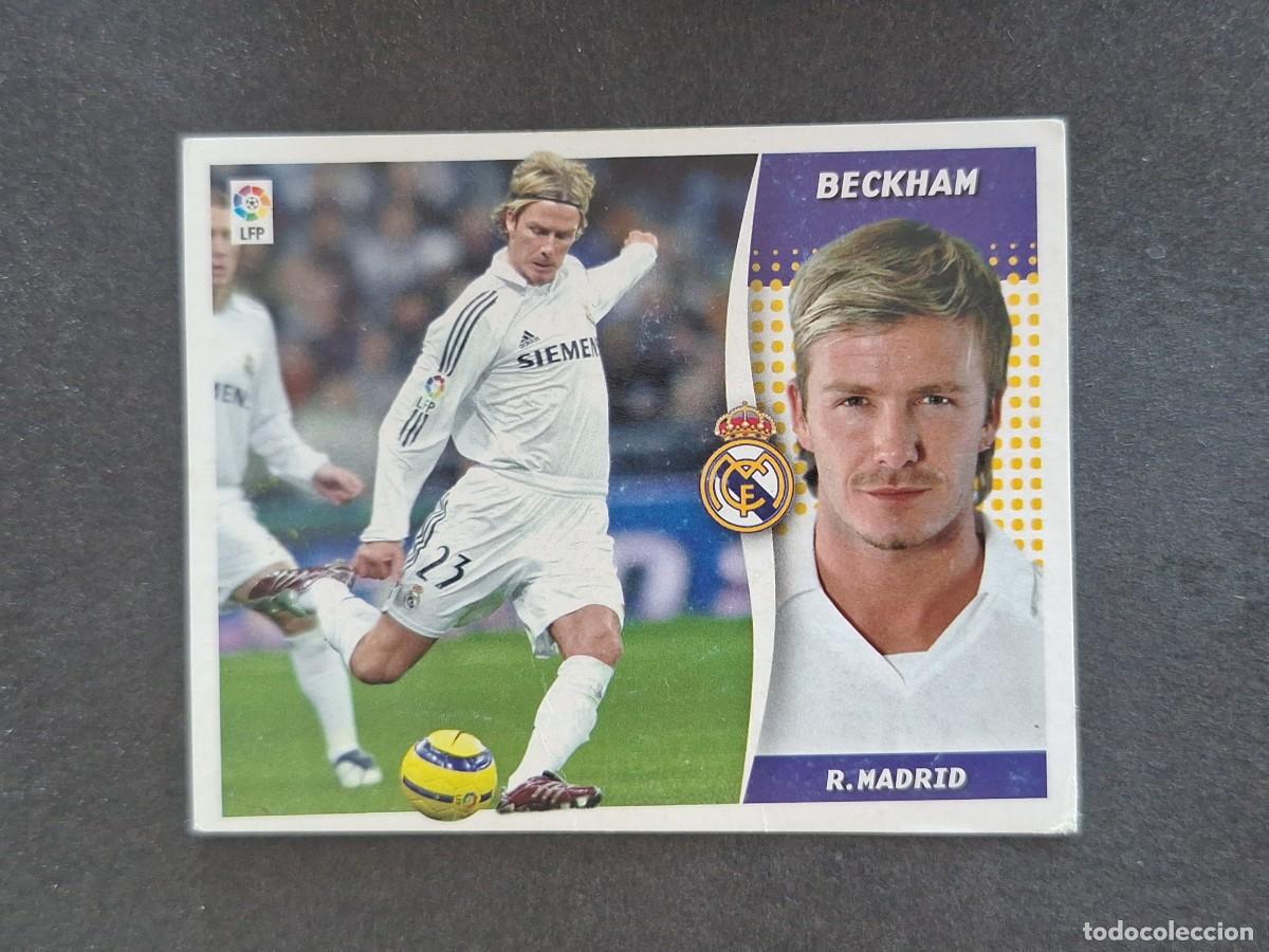 Cromos de f&uacute;tbol: L7 BECKHAM REAL MADRID LIGA ESTE 2006 2007 06 07 NUNCA PEGADO SIN PEGAR