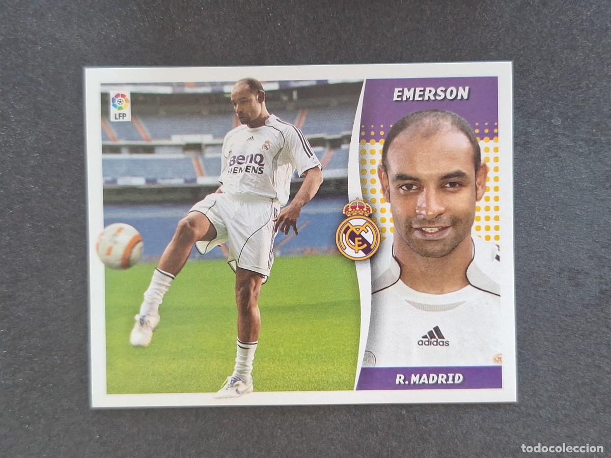 Cromos de f&uacute;tbol: L7 EMERSON REAL MADRID LIGA ESTE 2006 2007 06 07 NUNCA PEGADO SIN PEGAR