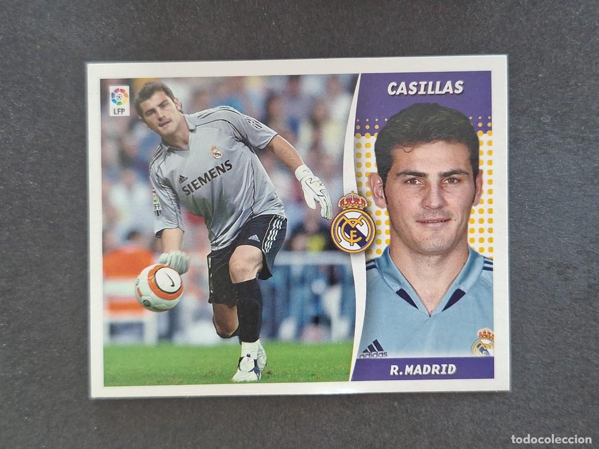 Cromos de f&uacute;tbol: L7 CASILLAS REAL MADRID LIGA ESTE 2006 2007 06 07 NUNCA PEGADO SIN PEGAR