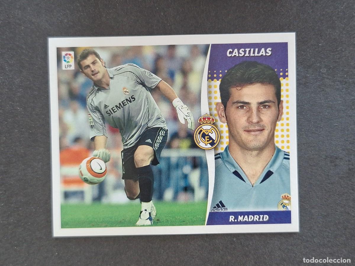 Cromos de f&uacute;tbol: L7 CASILLAS REAL MADRID LIGA ESTE 2006 2007 06 07 NUNCA PEGADO SIN PEGAR