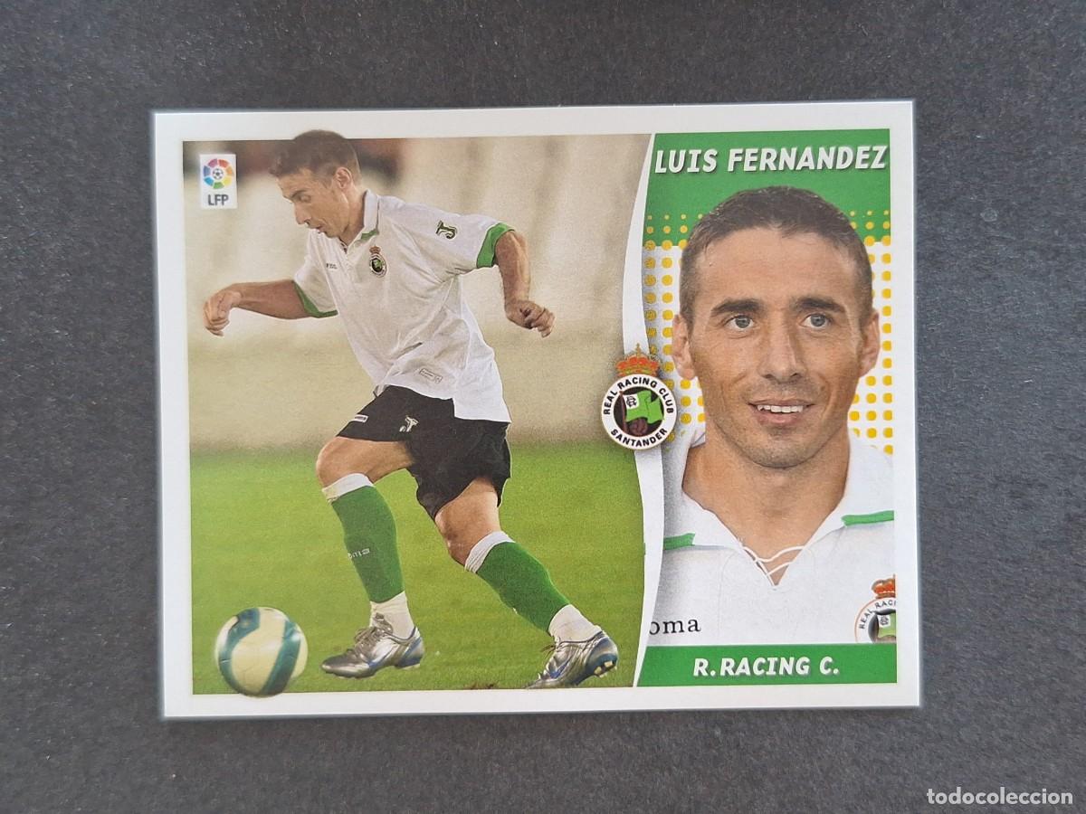 Cromos de f&uacute;tbol: L7 LUIS FERNANDEZ RACING DE SANTANDER LIGA ESTE 2006 2007 06 07 NUNCA PEGADO SIN PEGAR