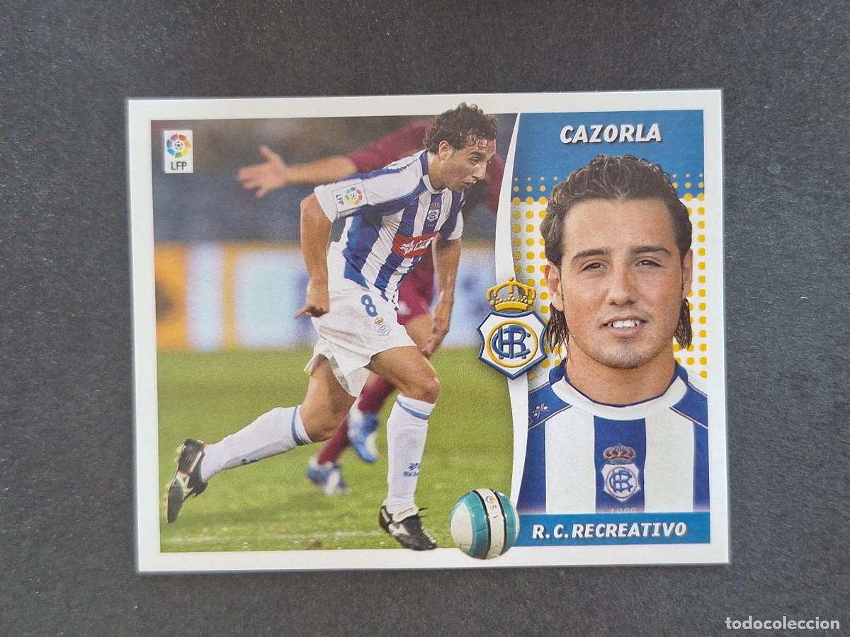 Cromos de f&uacute;tbol: L7 CAZORLA RECREATIVO DE HUELVA LIGA ESTE 2006 2007 06 07 NUNCA PEGADO SIN PEGAR