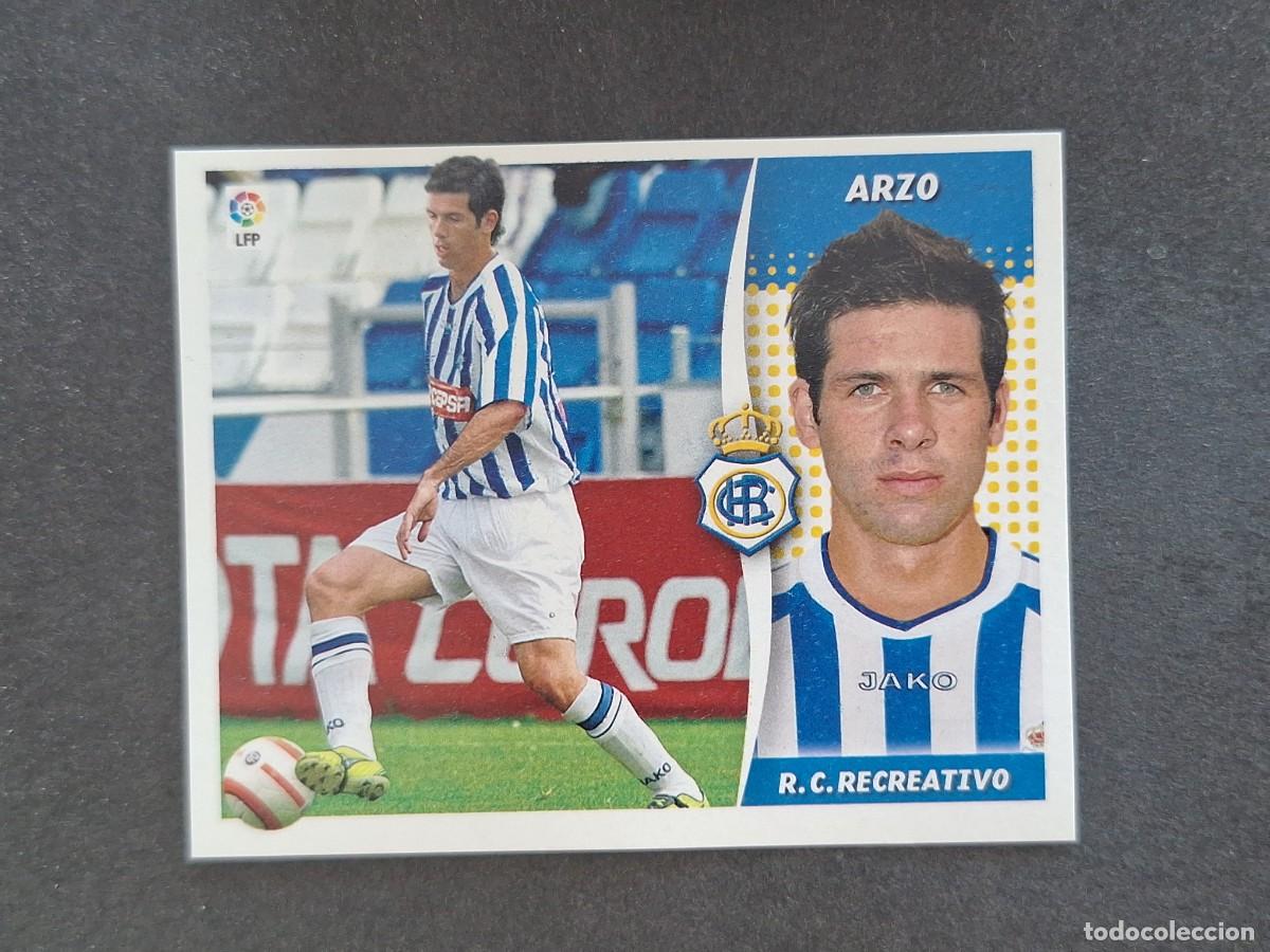 Cromos de f&uacute;tbol: L7 ARZO RECREATIVO DE HUELVA LIGA ESTE 2006 2007 06 07 NUNCA PEGADO SIN PEGAR