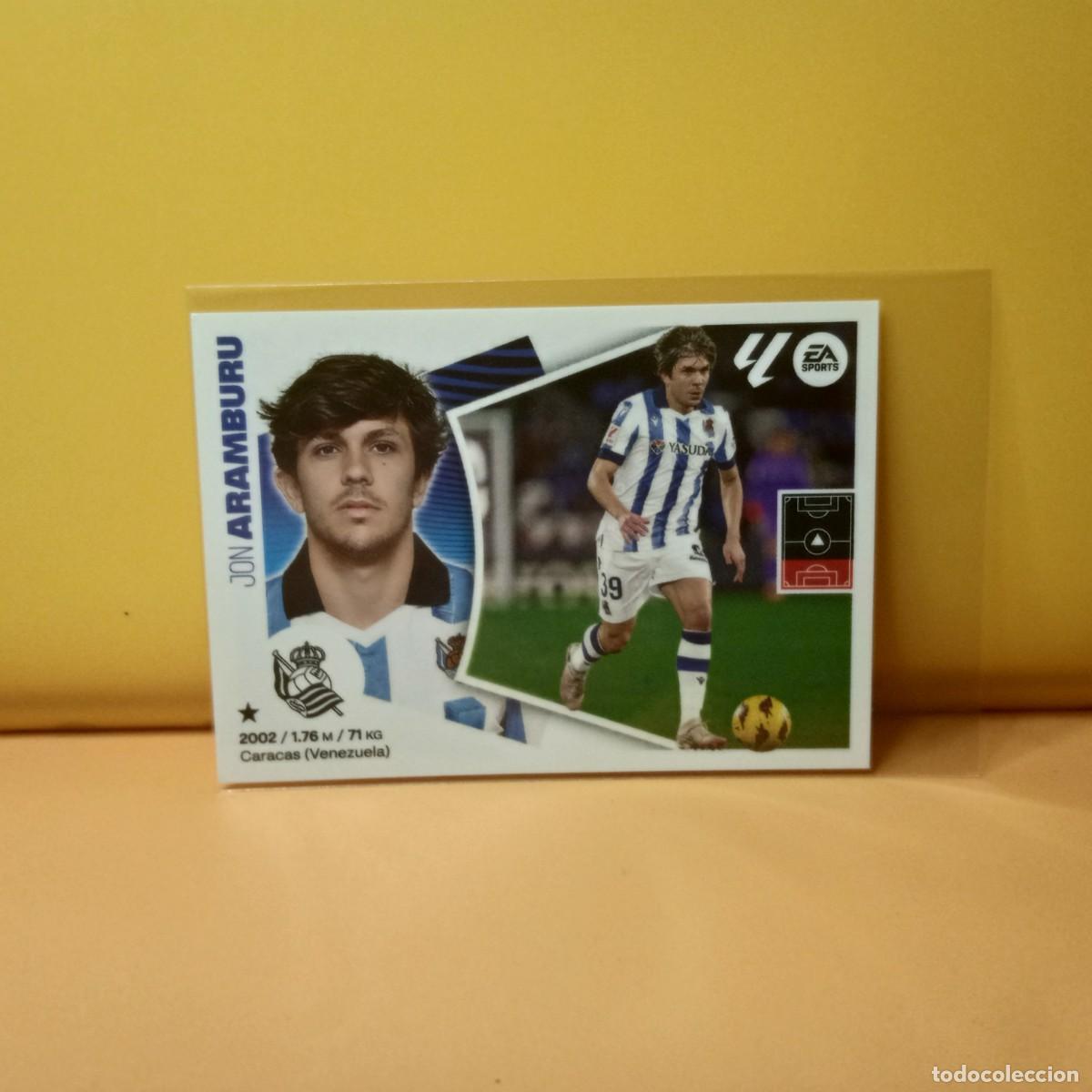 Cromos de f&uacute;tbol: EDICIONES ESTE 2024 2025 24 25 REAL SOCIEDAD ARAMBURU 10B 10 B