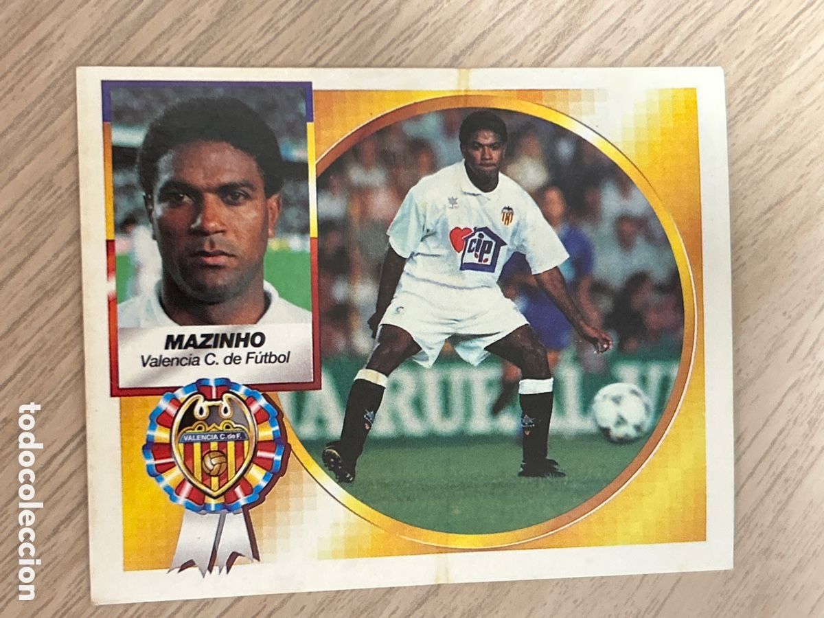 Football Stickers: MAZINHO VALENCIA COLOCA LIGA ESTE 1994 1995 94 95 LEER NUNCA PEGADO SIN PEGAR