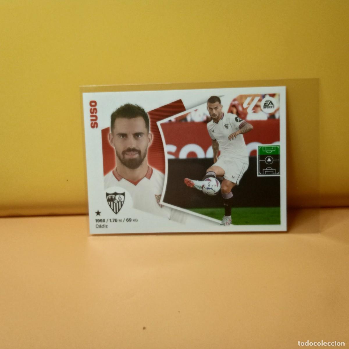 Cromos de f&uacute;tbol: EDICIONES ESTE 2024 2025 24 25 SEVILLA F.C SUSO 17 BIS (COLOCA) 4&ordf; EDICI&Oacute;N