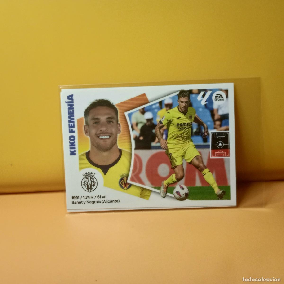 Cromos de f&uacute;tbol: EDICIONES ESTE 2024 2025 24 25 VILLARREAL KIKO FEMEN&Iacute;A 6