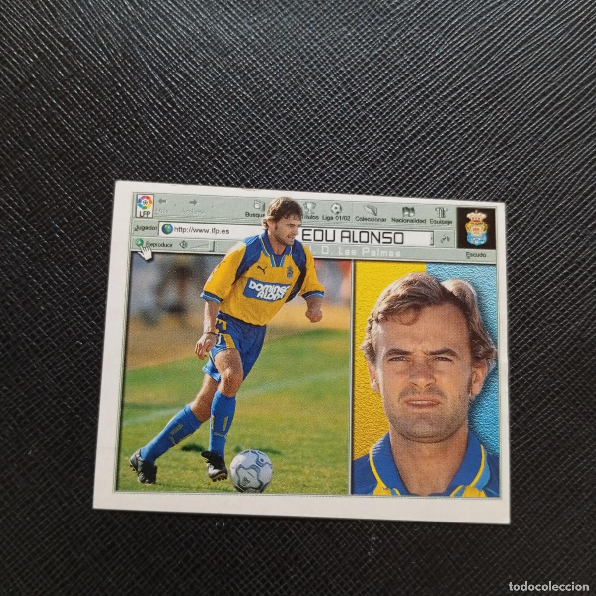 Cromos de f&uacute;tbol: EDU ALONSO LAS PALMAS ESTE 2001 2002 CROMO FUTBOL 01 02 LIGA - SIN PEGAR - A17 PG127