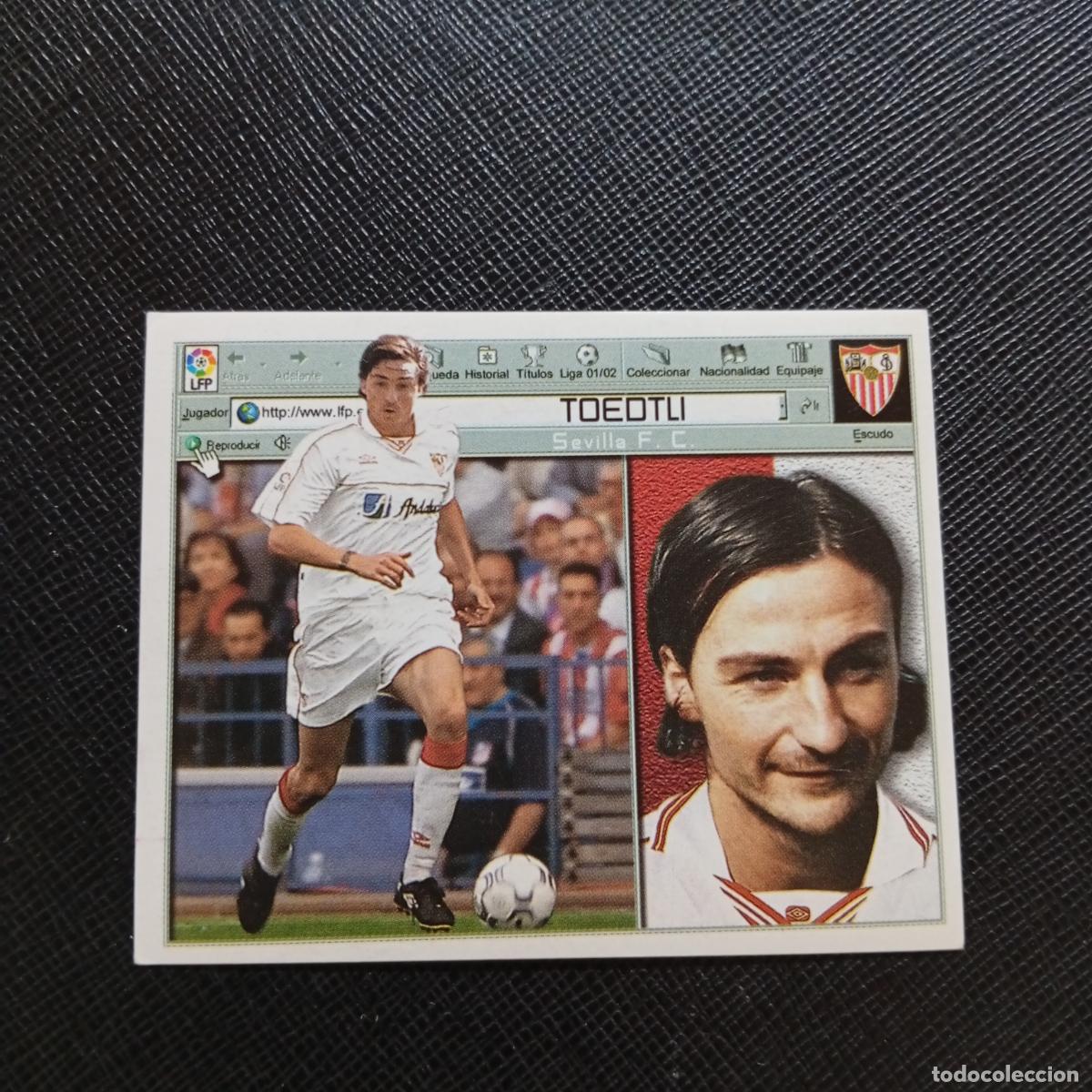 Cromos de f&uacute;tbol: TOEDTLI SEVILLA ESTE 2001 2002 CROMO FUTBOL 01 02 LIGA - SIN PEGAR - A17 PG127