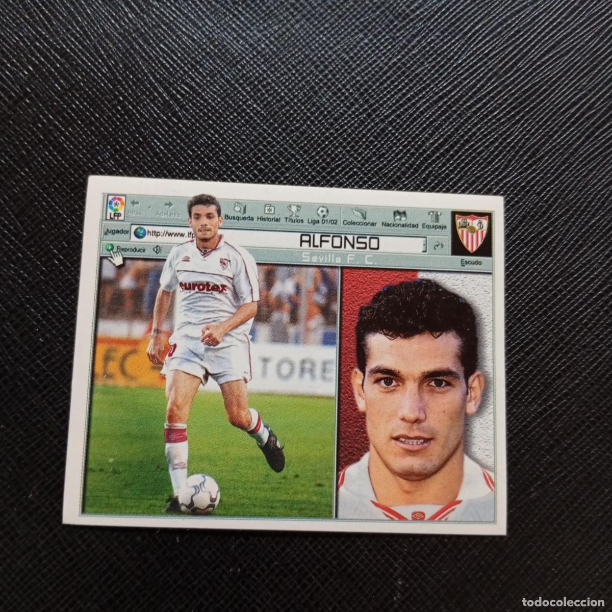 Cromos de f&uacute;tbol: ALFONSO SEVILLA ESTE 2001 2002 CROMO FUTBOL 01 02 LIGA - SIN PEGAR - A17 PG127