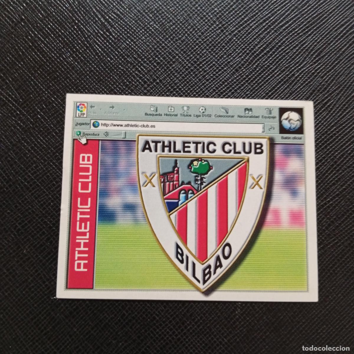 Cromos de f&uacute;tbol: ESCUDO BILBAO ESTE 2001 2002 CROMO FUTBOL 01 02 LIGA - SIN PEGAR - A17 PG163