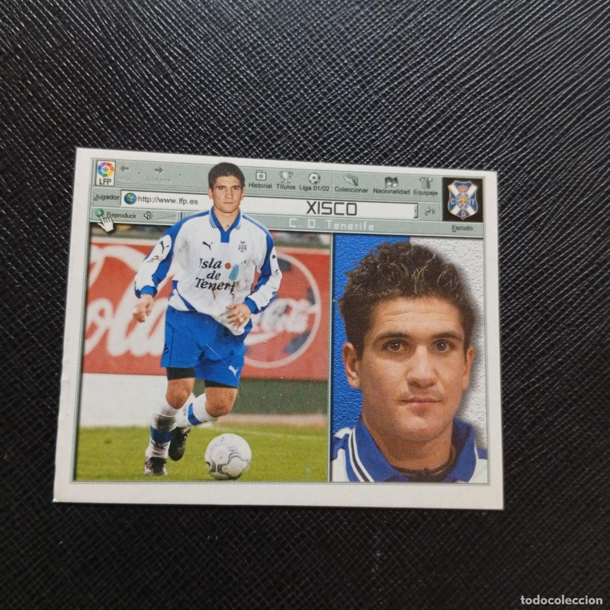 Cromos de f&uacute;tbol: XISCO TENERIFE ESTE 2001 2002 CROMO FUTBOL 01 02 LIGA - SIN PEGAR - A17 PG163