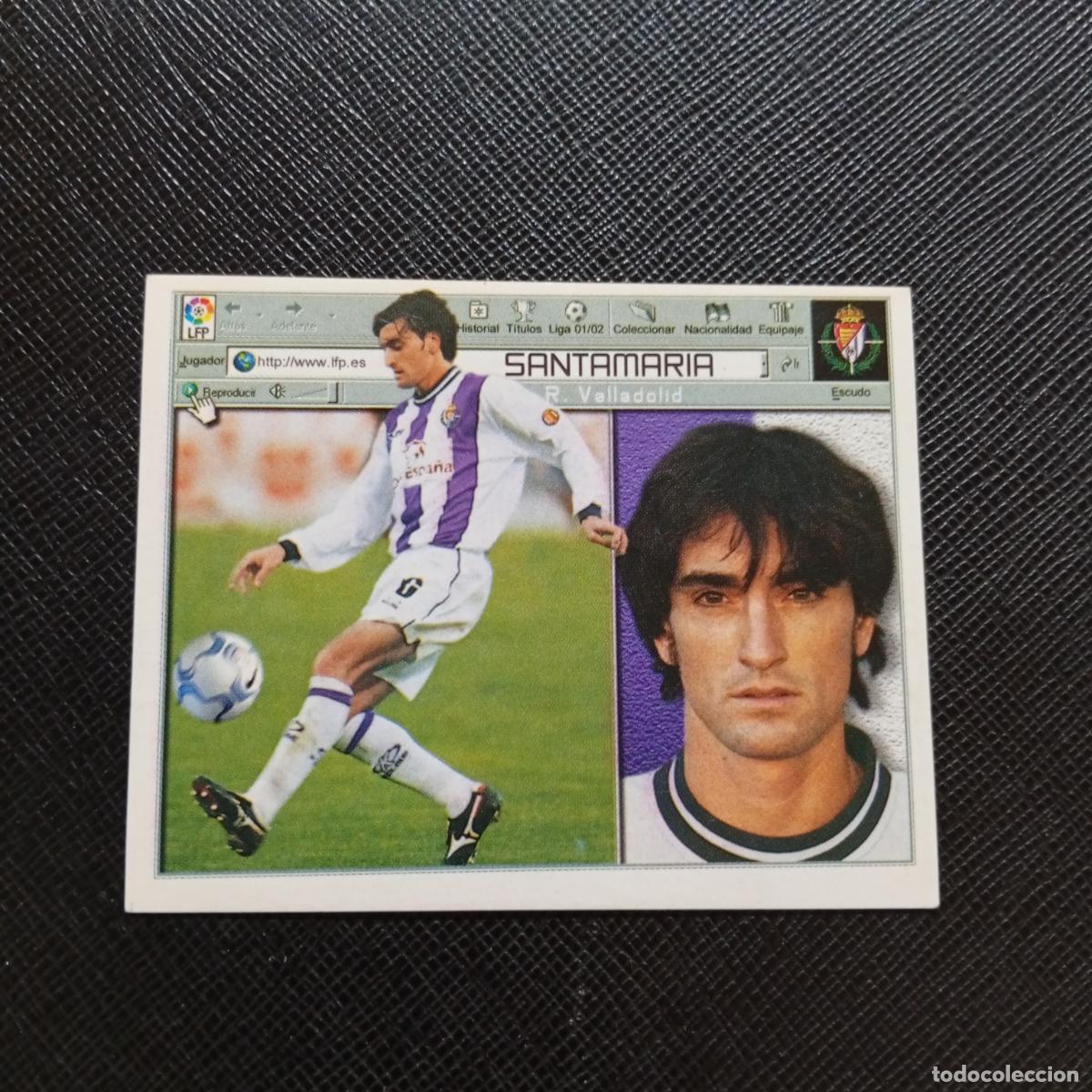 Cromos de f&uacute;tbol: SANTAMARIA VALLADOLID ESTE 2001 2002 CROMO FUTBOL 01 02 LIGA - SIN PEGAR - A17 PG208