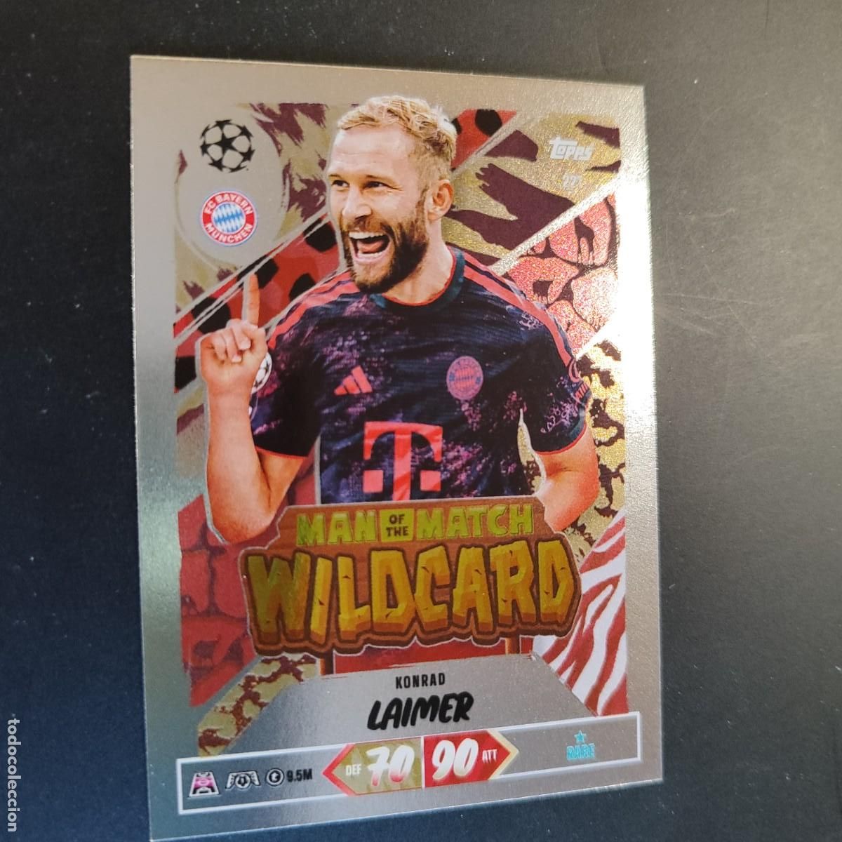 Cromos de Futebol: 20 ANIVERSARIO MATCH ATTAX 26/27 UCL CARD WILDCARD LAIMER BAYER MUNICH # 221 TOPPS