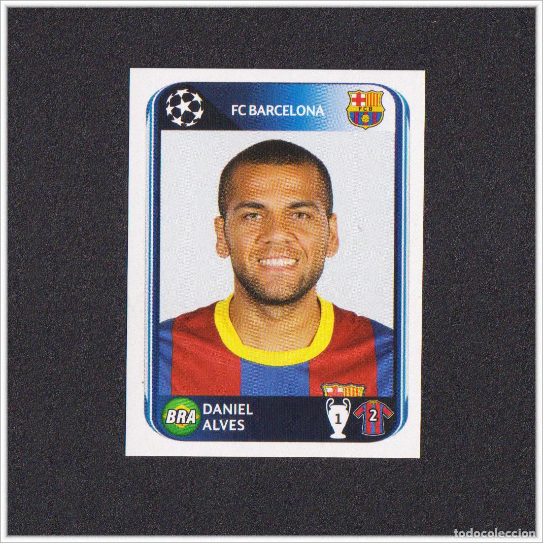 Cromos de f&uacute;tbol: UEFA CHAMPIONS LEAGUE 2010 2011 10 11 PANINI DANI ALVES 215 BARCELONA ALBUM LIGA CAMPEONES BAR&Ccedil;A