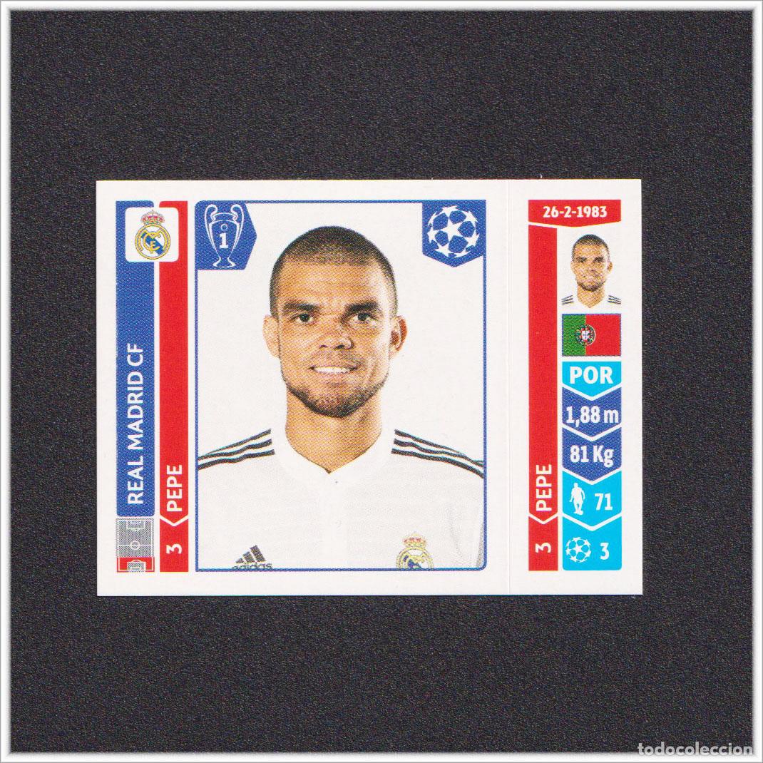 Cromos de f&uacute;tbol: UEFA CHAMPIONS LEAGUE 2014 2015 14 15 PANINI PEPE 112 REAL MADRID COLECCI&Oacute;N LIGA ALBUM F&Uacute;TBOL