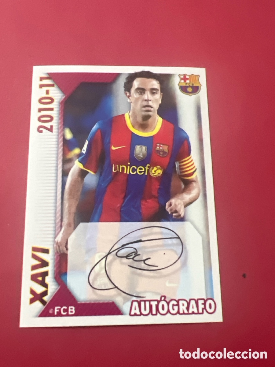 Cromos de f&uacute;tbol: E198. 89 XAVI BARCELONA PANINI COLECCION OFICIAL 2010 2011 10 11 - SIN PEGAR -