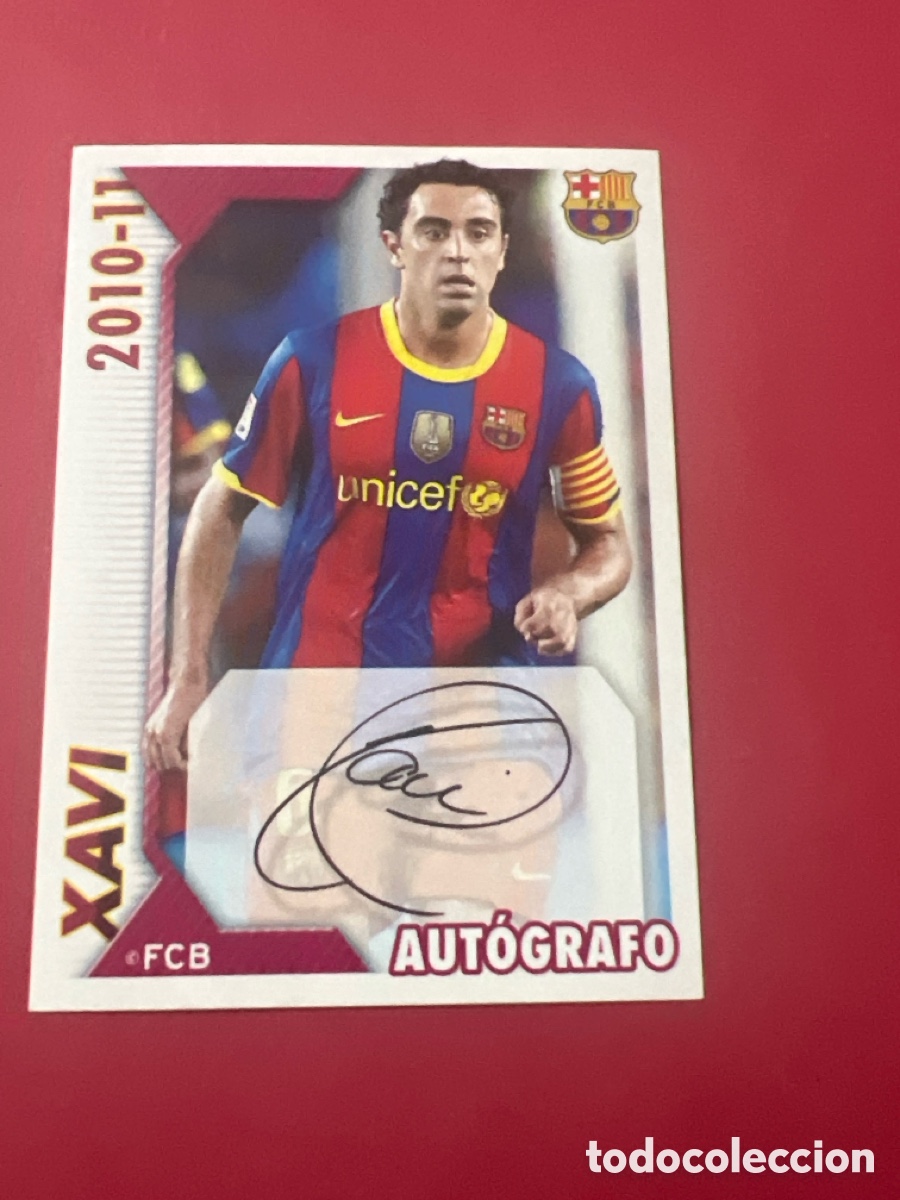 Cromos de f&uacute;tbol: E199. 89 XAVI BARCELONA PANINI COLECCION OFICIAL 2010 2011 10 11 - SIN PEGAR -